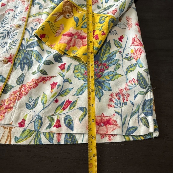 Anthropologie Kelly Louise Judd Forest Fable Flannel Pajama Set Size M - Picture 6 of 14